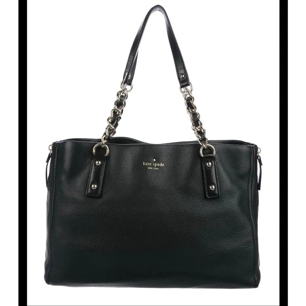 Kate Spade cobble hill Andee satchel  tote handbag purse pocketbook bag leather